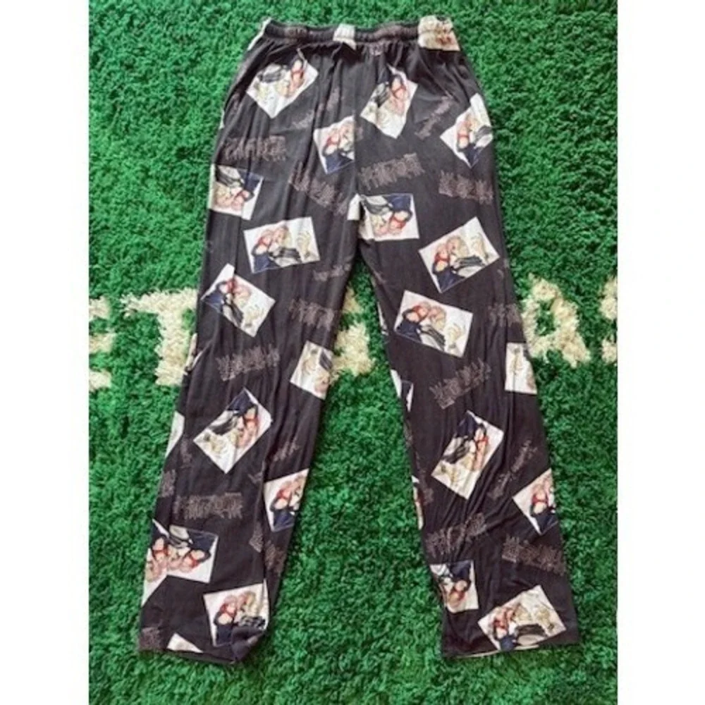 Jujutsu Kaisen Anime All Over Print Sleep Pants Black Mens Medium M Crunchyroll - Picture 3 of 6